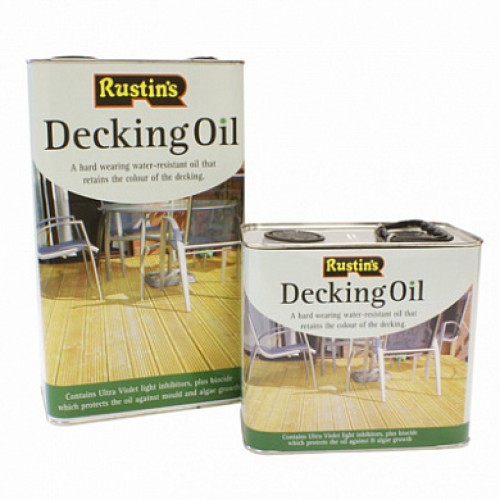 Rustins Decking Oil - Бесцветное масло для террасы 2,5 л